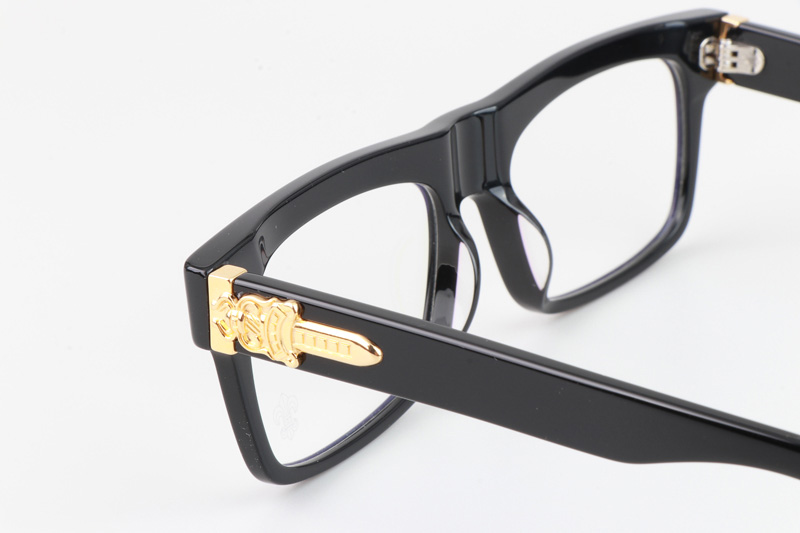 Sluss Bussin Eyeglasses Black Gold