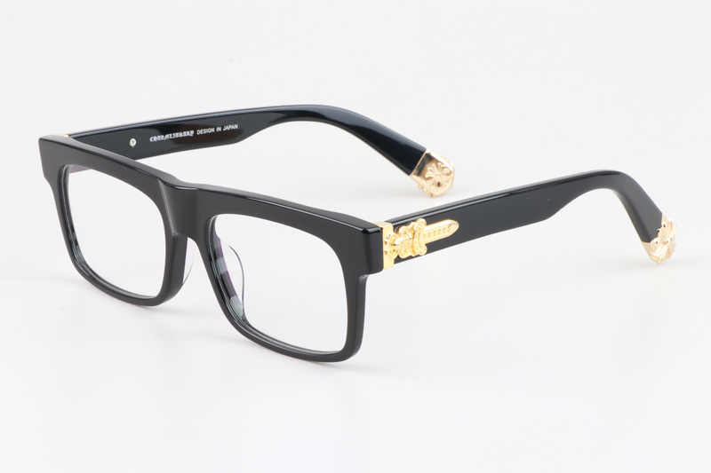 Sluss Bussin Eyeglasses Black Gold