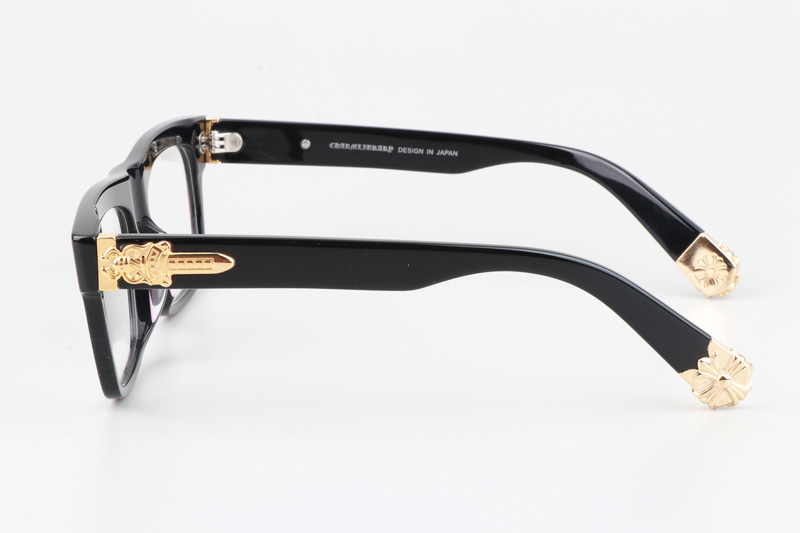 Sluss Bussin Eyeglasses Black Gold