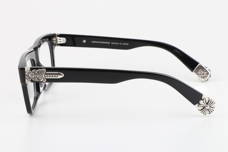 Sluss Bussin Eyeglasses Black Silver