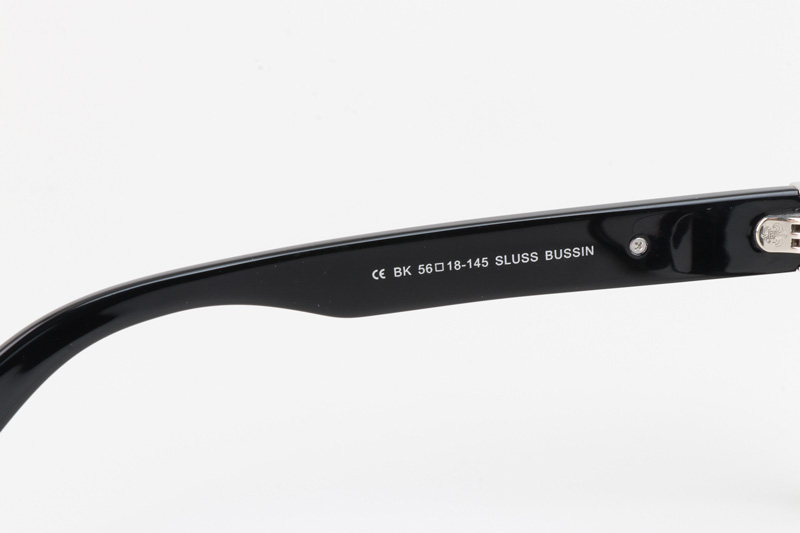 Sluss Bussin Eyeglasses Black Silver