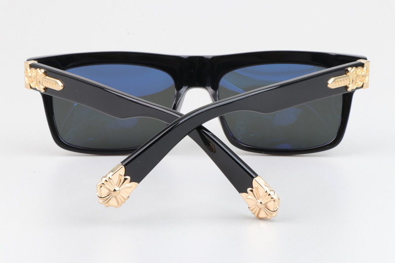 Sluss Bussin Sunglasses Black Gold Gray