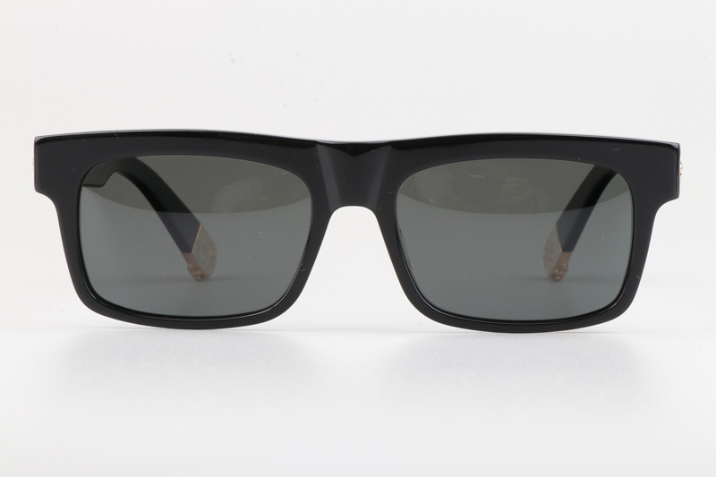 Sluss Bussin Sunglasses Black Gold Gray