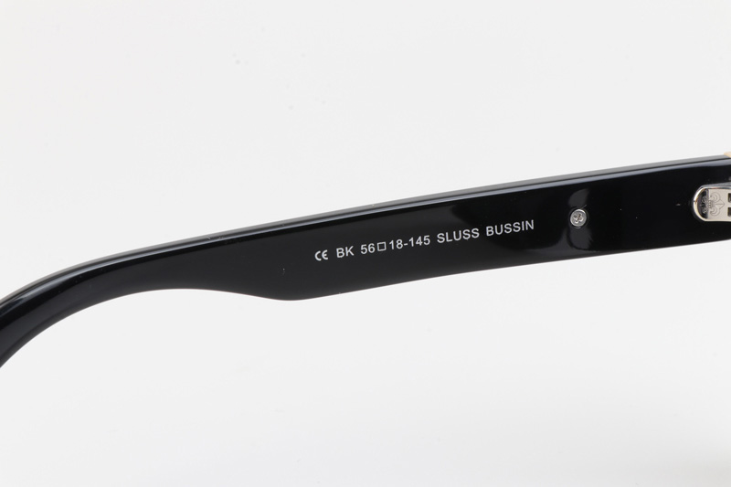 Sluss Bussin Sunglasses Black Gold Gray