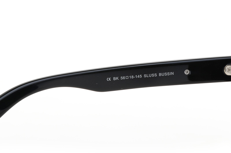 Sluss Bussin Sunglasses Black Silver Gray