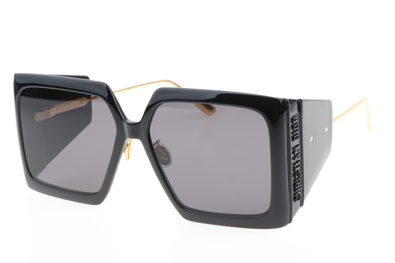 Solar SIU Sunglasses Black Gray