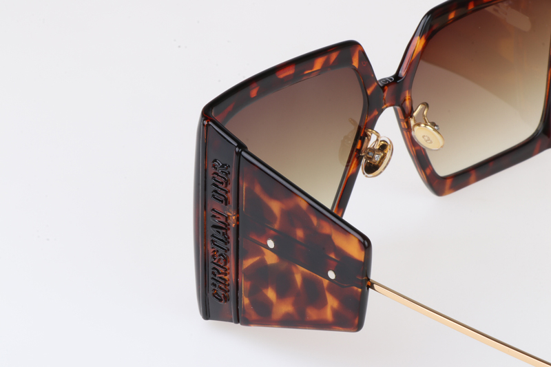 Solar SIU Sunglasses Tortoise Gradient Brown