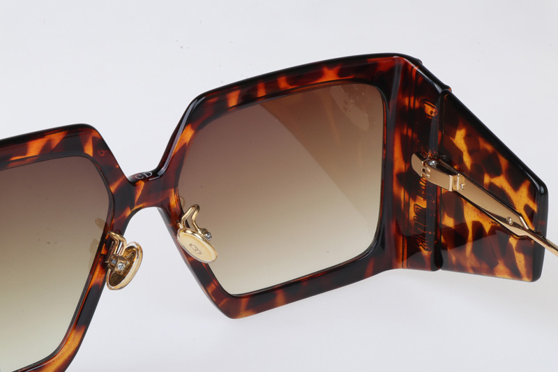 Solar SIU Sunglasses Tortoise Gradient Brown