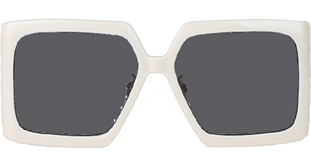 Solar SIU Sunglasses White Gray