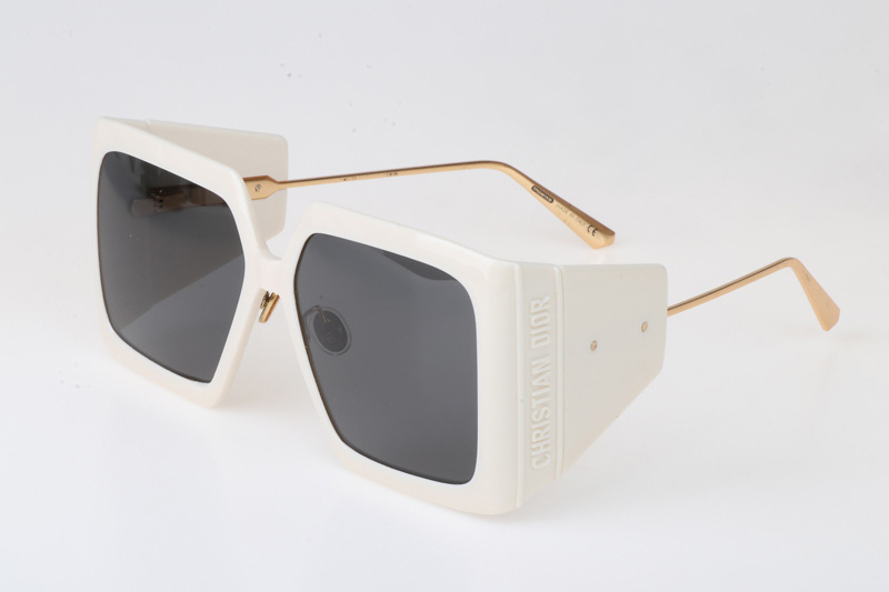 Solar SIU Sunglasses White Gray