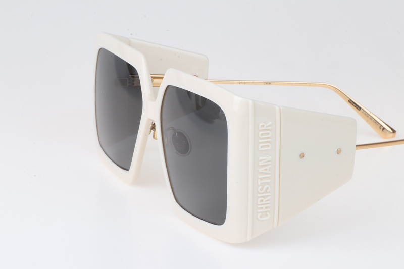 Solar SIU Sunglasses White Gray