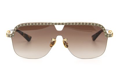 Spinner-A Sunglasses Gold Gradient Brown