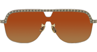 Spinner-A Sunglasses Gold Gradient Brown