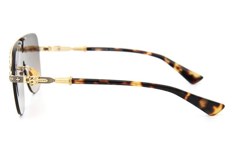 Spinner-A Sunglasses Gold Gradient Brown