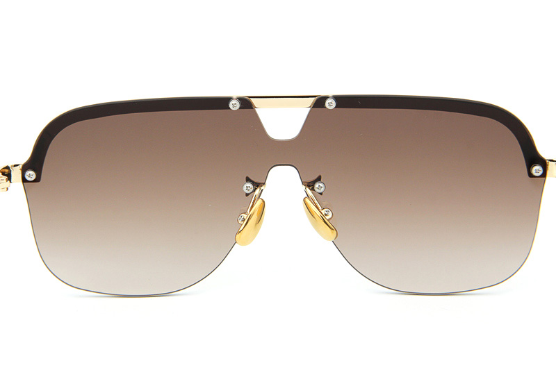 Spinner-A Sunglasses Gold Gradient Brown