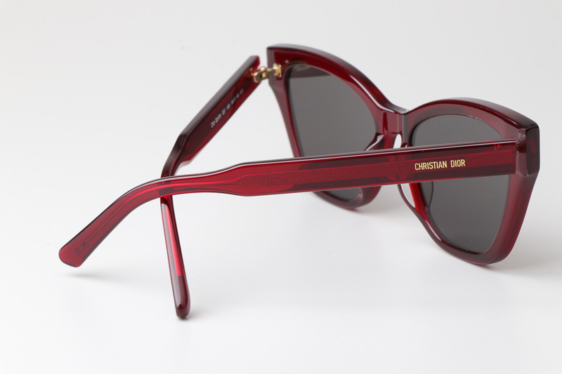 Spirito B3I Sunglasses Wine Red Gray