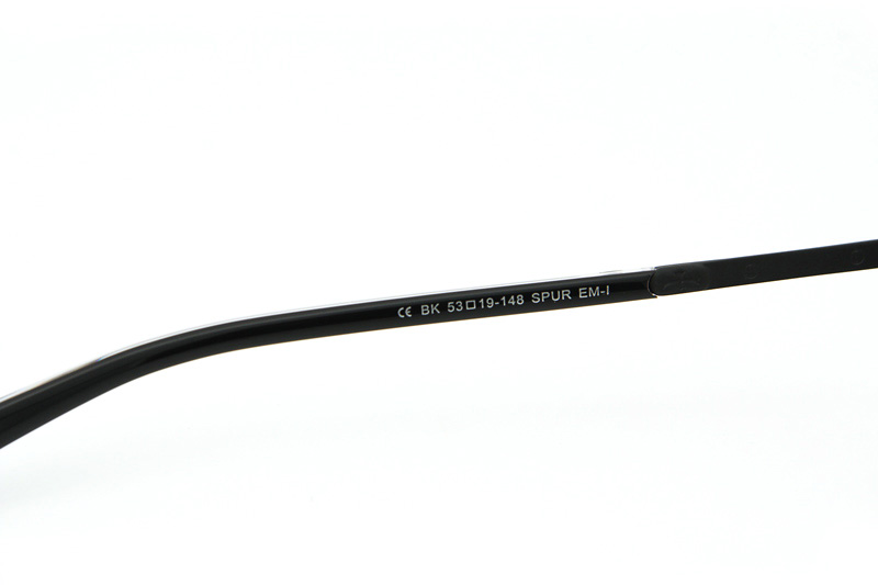 Spur Em-I Eyeglasses Black