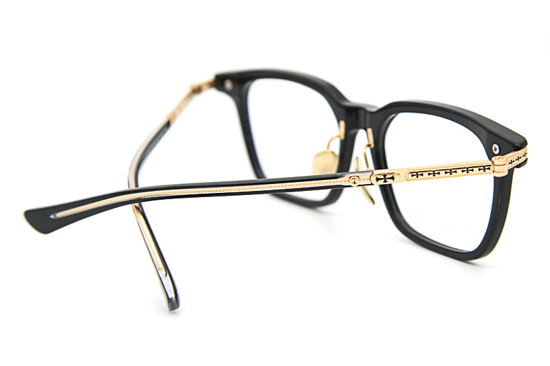 Spur Em Eyeglasses Black Gold