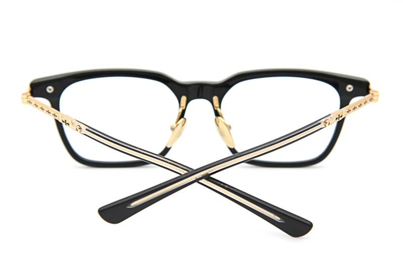 Spur Em Eyeglasses Black Gold