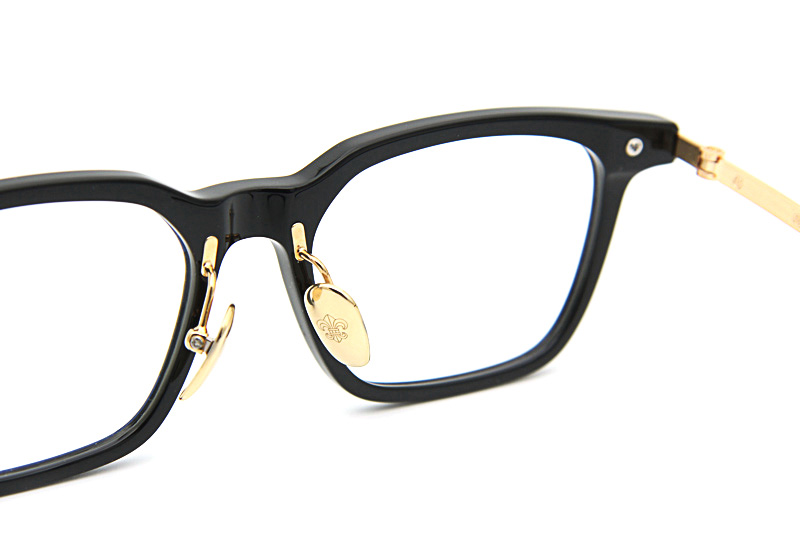 Spur Em Eyeglasses Black Gold