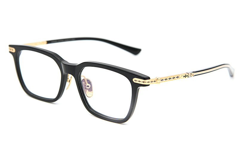 Spur Em Eyeglasses Black Gold