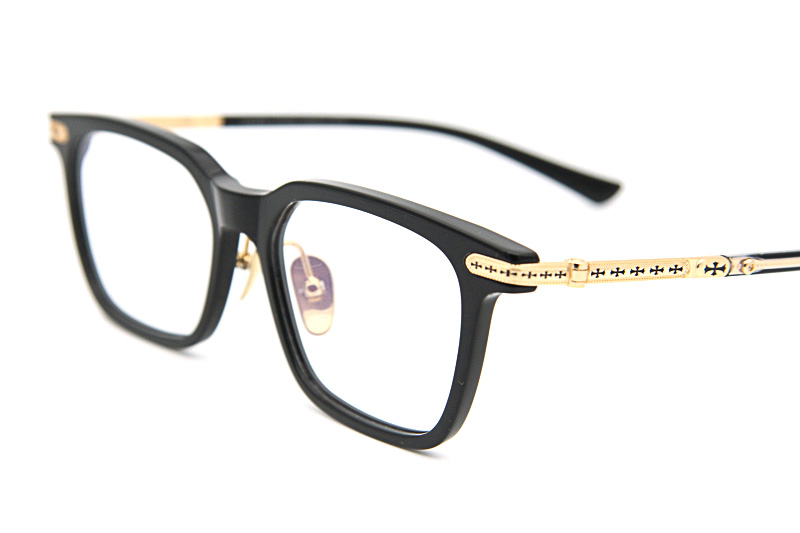 Spur Em Eyeglasses Black Gold