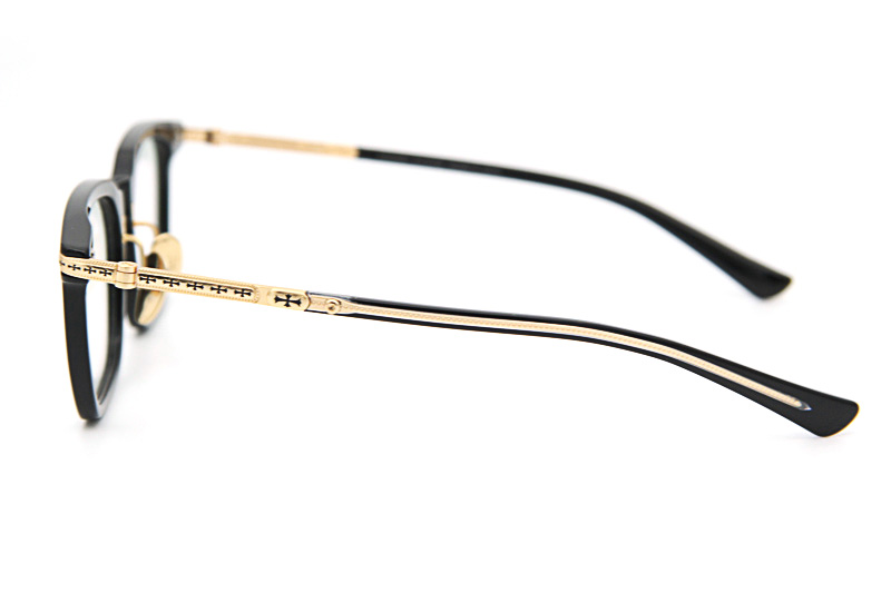 Spur Em Eyeglasses Black Gold