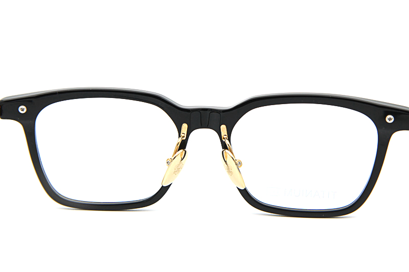 Spur Em Eyeglasses Black Gold