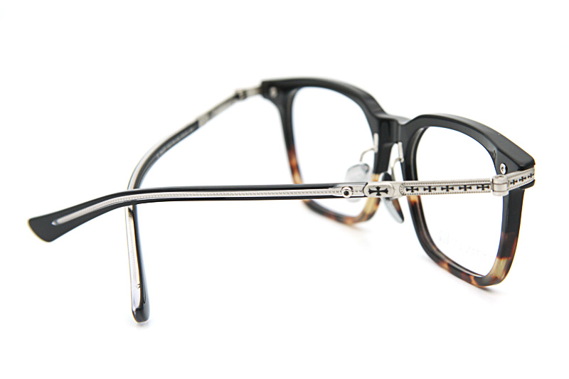 Spur Em Eyeglasses Black Tortoise Silver