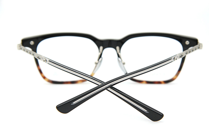 Spur Em Eyeglasses Black Tortoise Silver