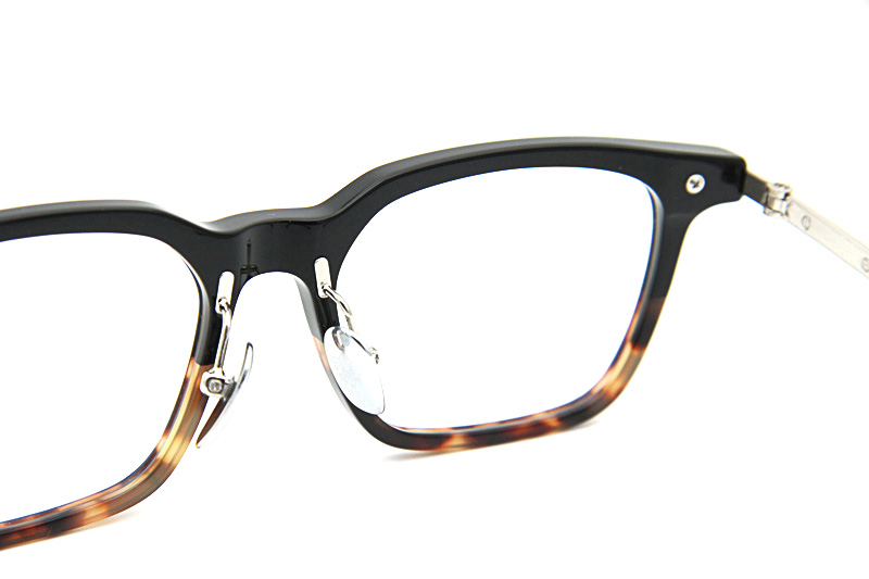 Spur Em Eyeglasses Black Tortoise Silver