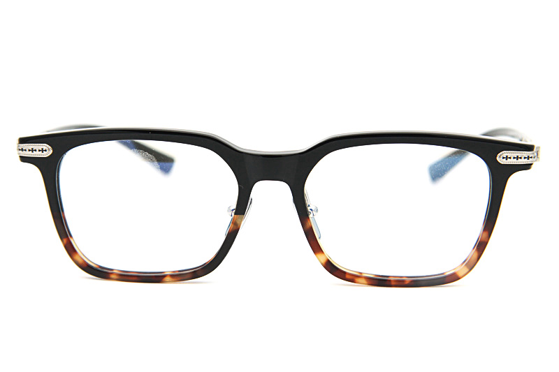 Spur Em Eyeglasses Black Tortoise Silver