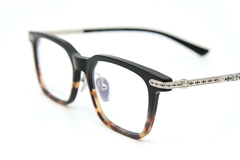 Spur Em Eyeglasses Black Tortoise Silver