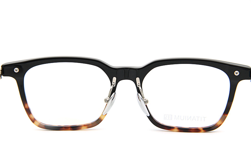 Spur Em Eyeglasses Black Tortoise Silver