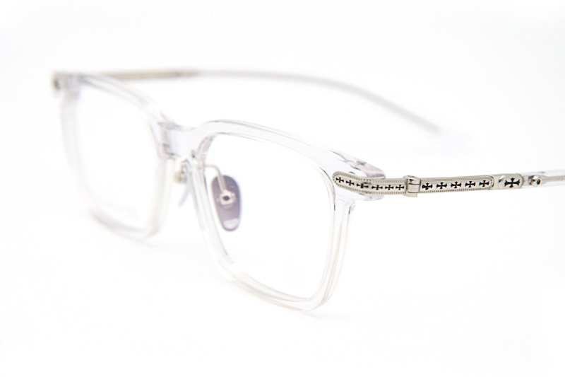 Spur Em Eyeglasses Clear Silver