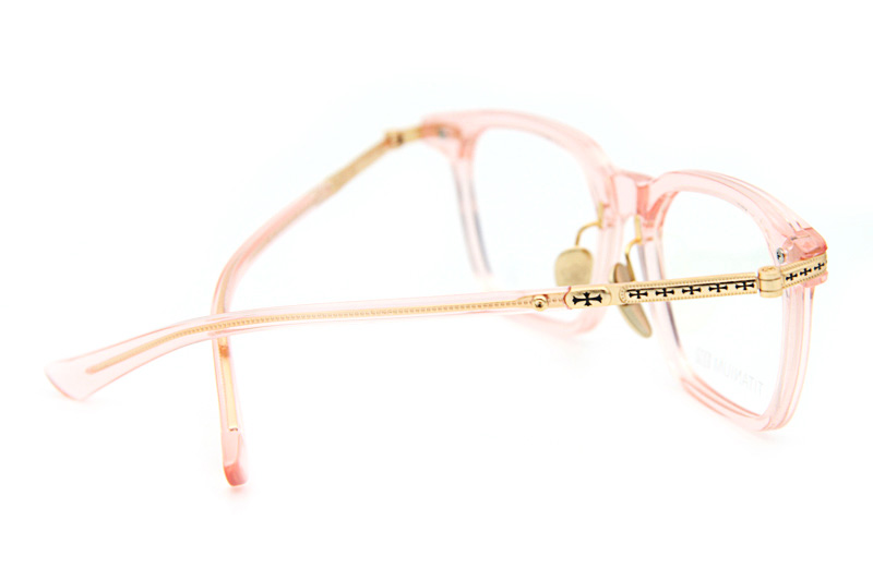 Spur Em Eyeglasses Pink Gold