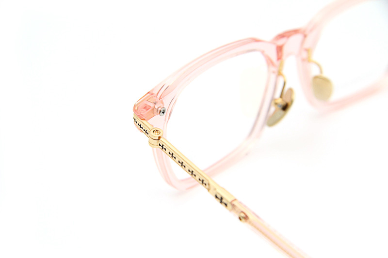 Spur Em Eyeglasses Pink Gold