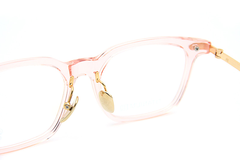 Spur Em Eyeglasses Pink Gold