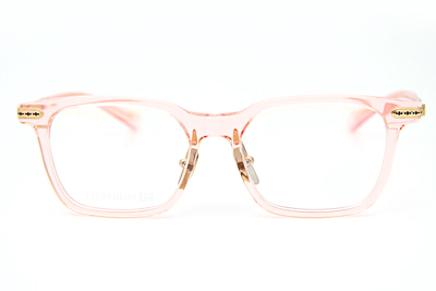 Spur Em Eyeglasses Pink Gold