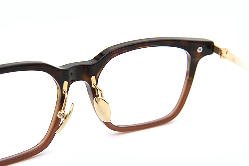 Spur Em Eyeglasses Tortoise Brown Gold