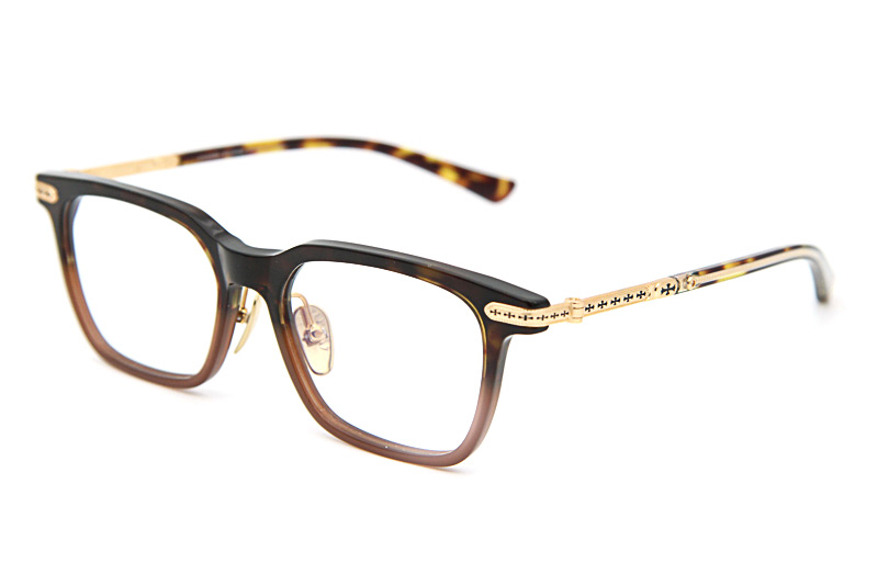 Spur Em Eyeglasses Tortoise Brown Gold