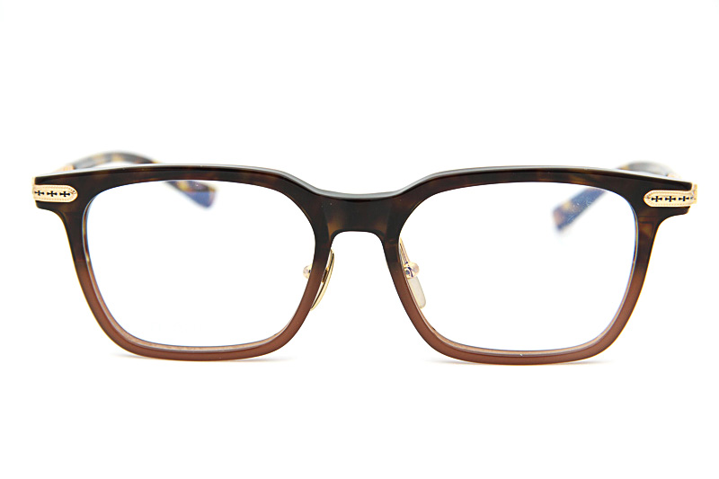 Spur Em Eyeglasses Tortoise Brown Gold