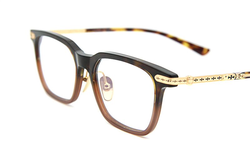 Spur Em Eyeglasses Tortoise Brown Gold