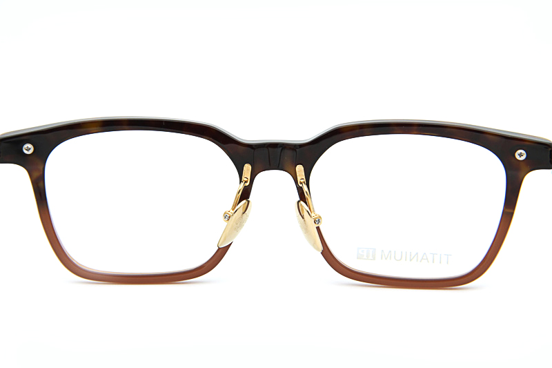 Spur Em Eyeglasses Tortoise Brown Gold