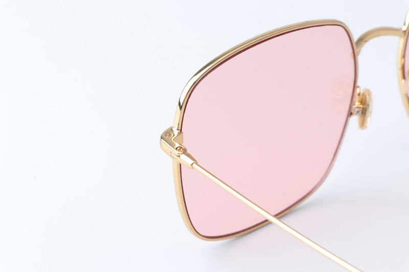 Stellaire Sunglasses Gold Pink