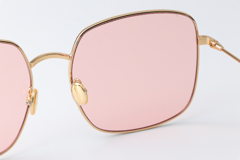 Stellaire Sunglasses Gold Pink