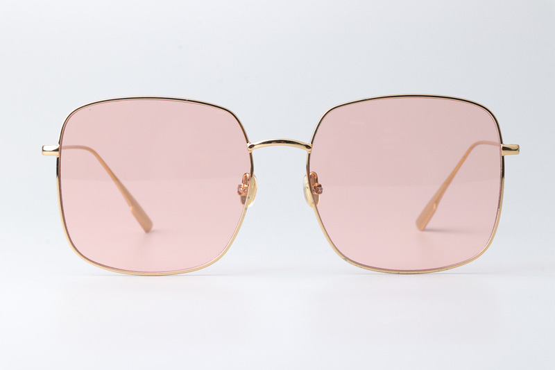 Stellaire Sunglasses Gold Pink