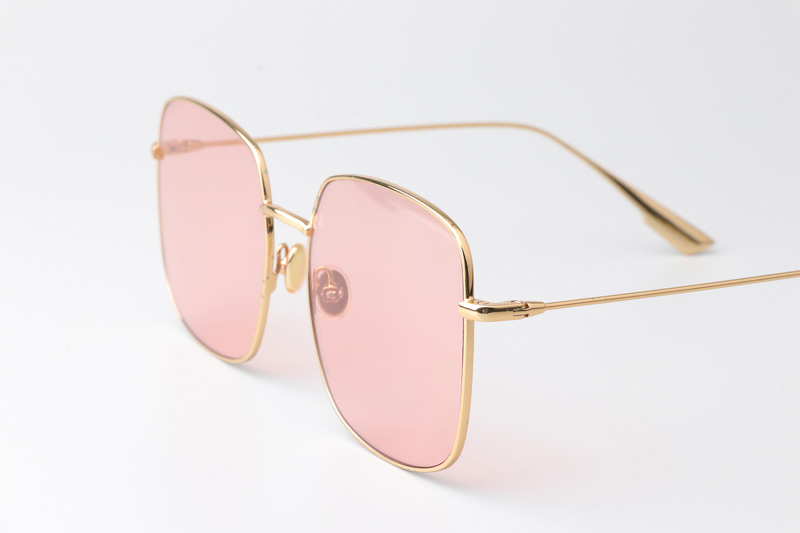 Stellaire Sunglasses Gold Pink