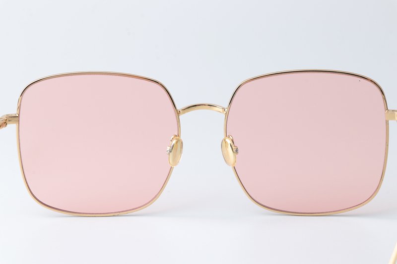 Stellaire Sunglasses Gold Pink