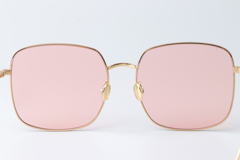 Stellaire Sunglasses Gold Pink